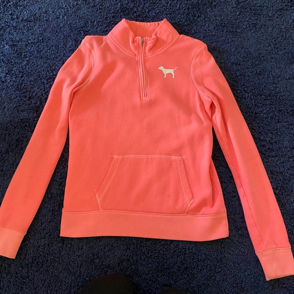 Victoria Secret Pink Quarter Zip - Picture 3 of 3